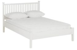 HOME Adalia Small Double Bed Frame - White
